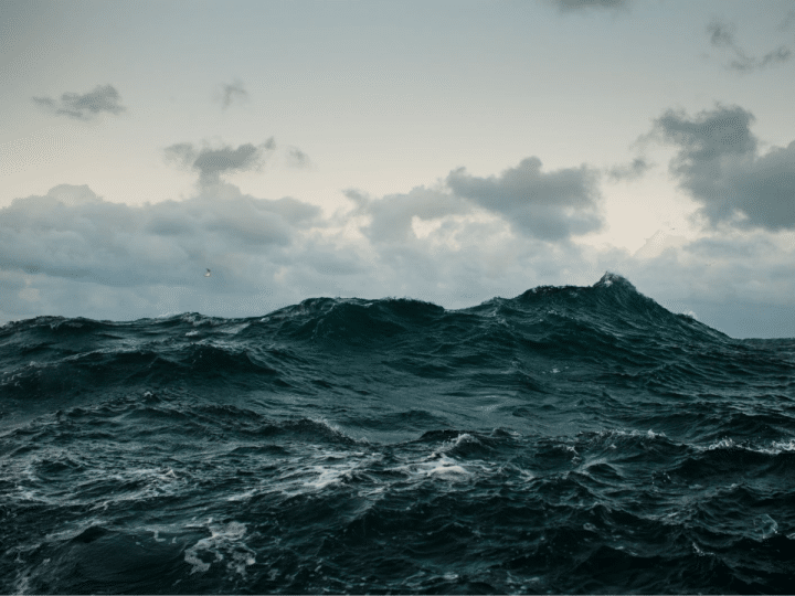 Just the dark North Sea waves thrashing and moody skies above. Andy Burnham has allegedly been lobbied to drill into the North Sea