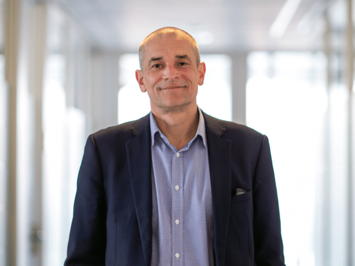 Portrait of Simon Dubbins from 2019 when he was international secretary of UNITE