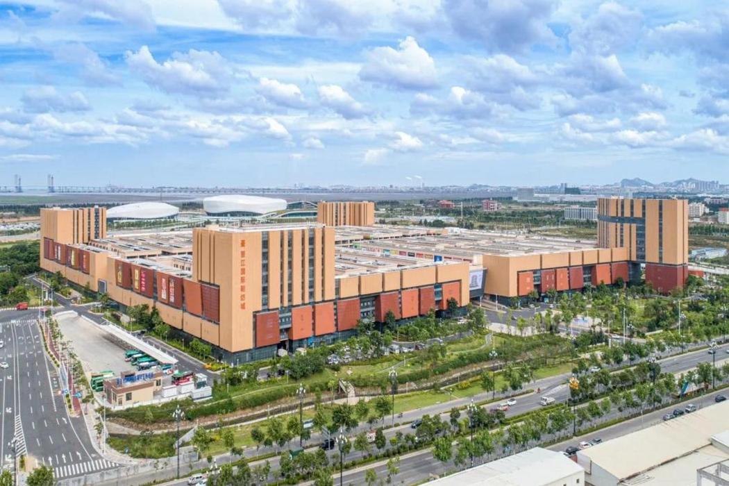 Jinjiang International Shoes & Textile City in Jinjiang, Fujian province.