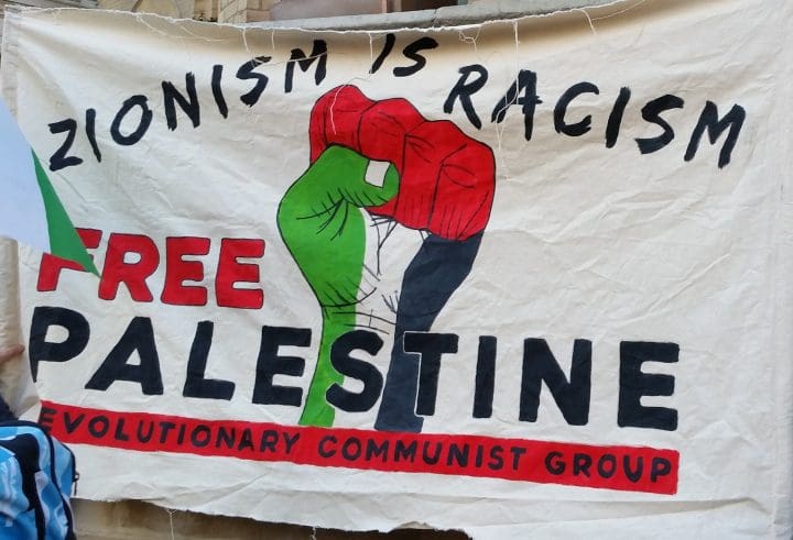 Young Greens, Zionism is racism
