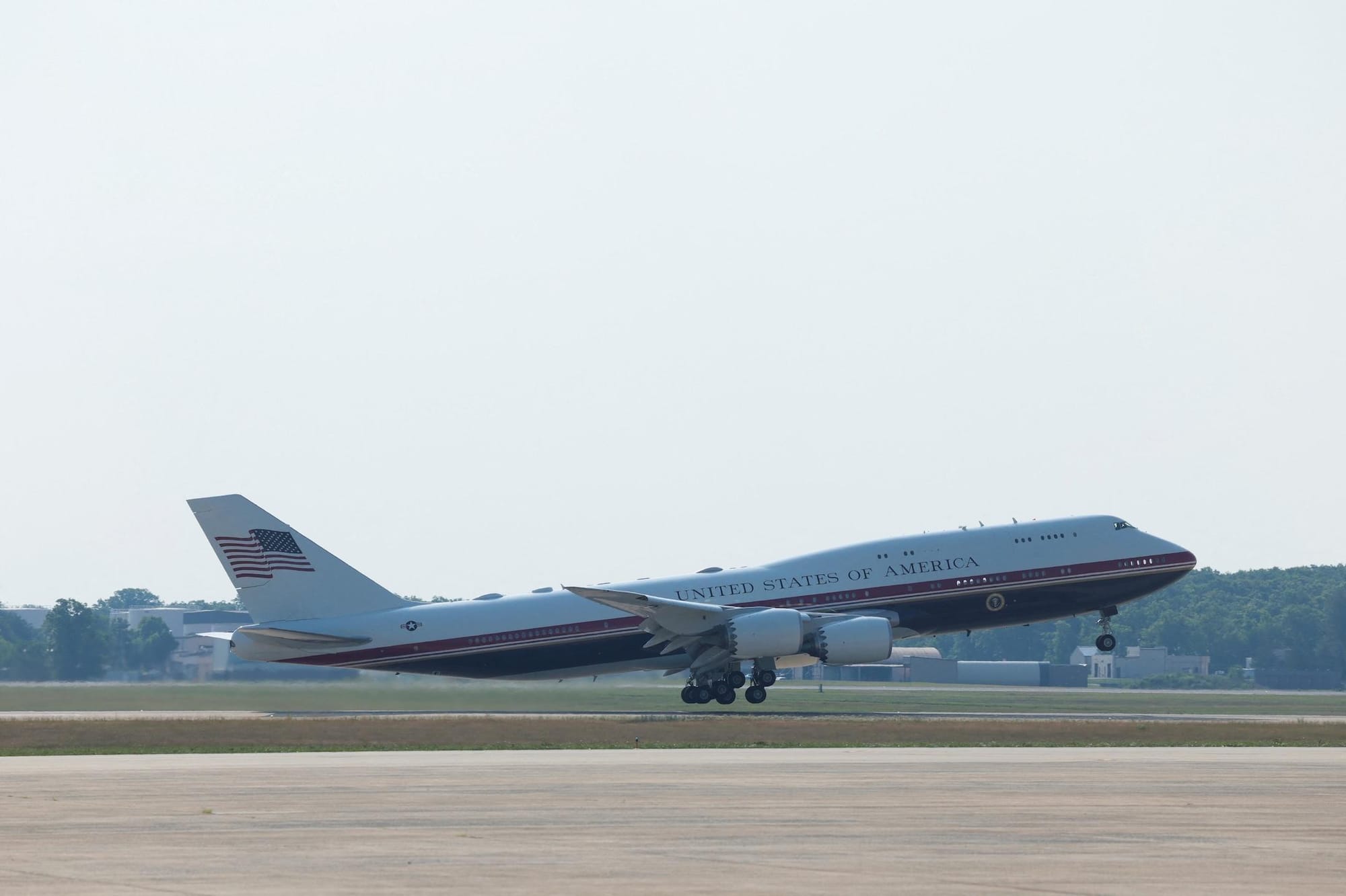 News Wrap: Trump takes first trip on new Air Force One