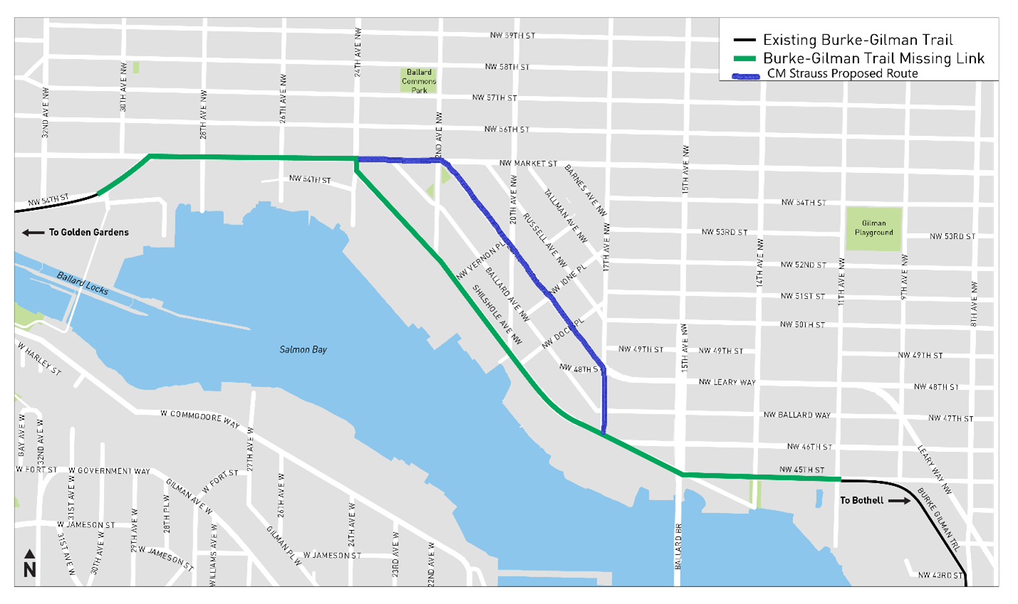 Seattle Advances Design for Leary Way Bikeway, While Advocates Push for Shilshole