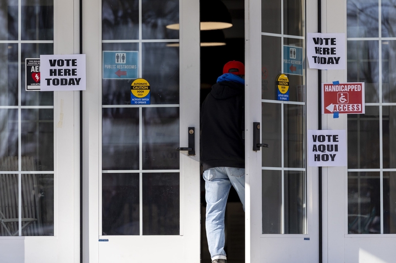 The first day of early voting in the special primary election at Watsessing Park Community Center in Bloomfield, New Jersey, on Jan. 26, 2026. (Photo by Anne-Marie Caruso/New Jersey Monitor)