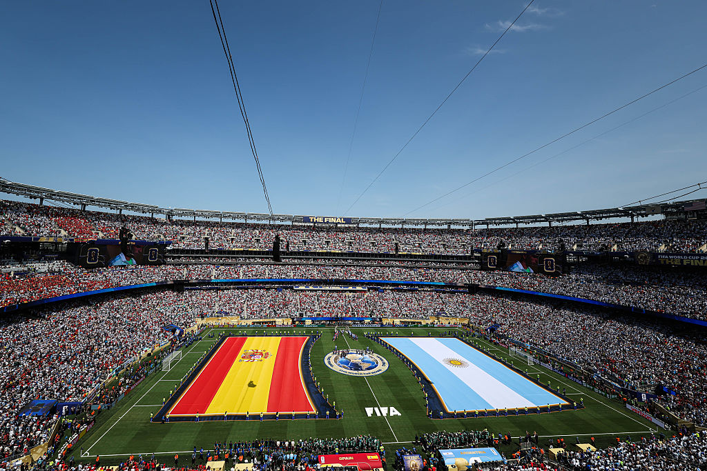 the World Cup final at MetLife Stadium