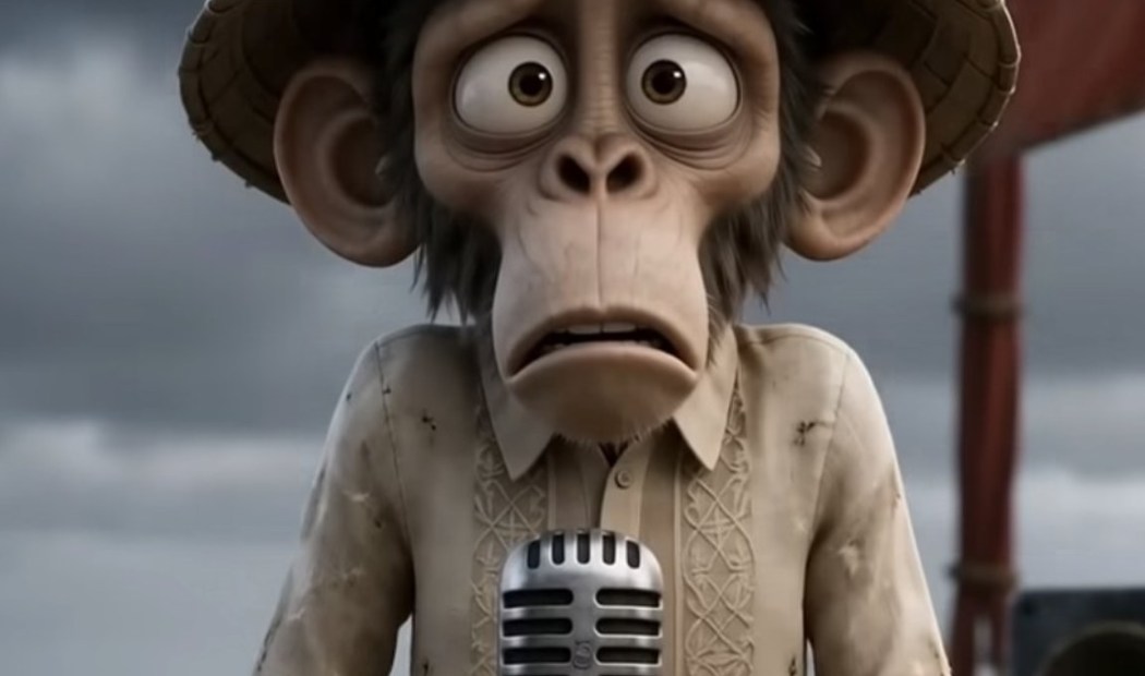 The cartoon video from China Daily shows the Philippines as a monkey.