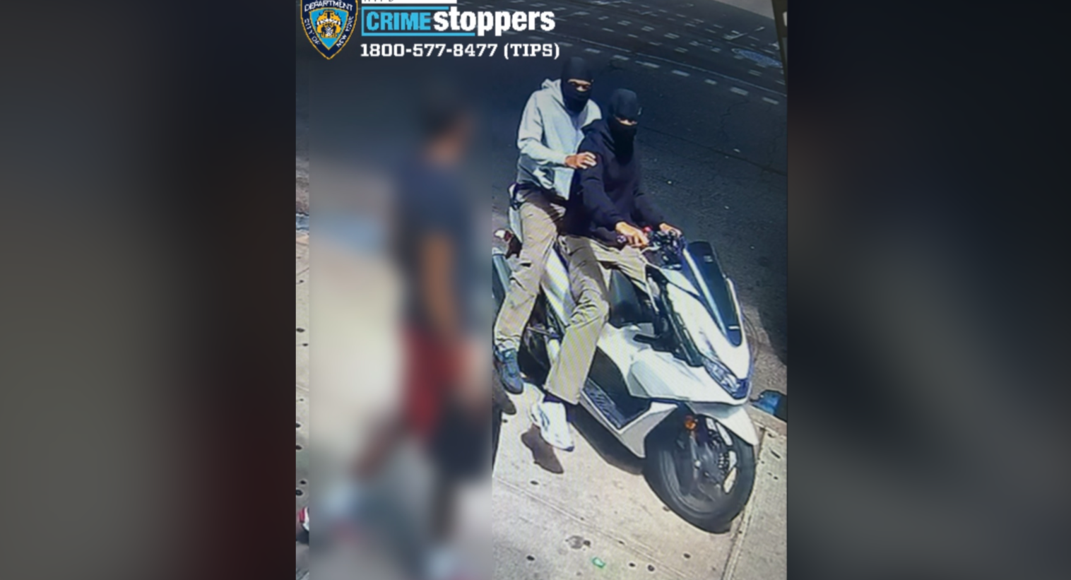 Suspected moped thieves