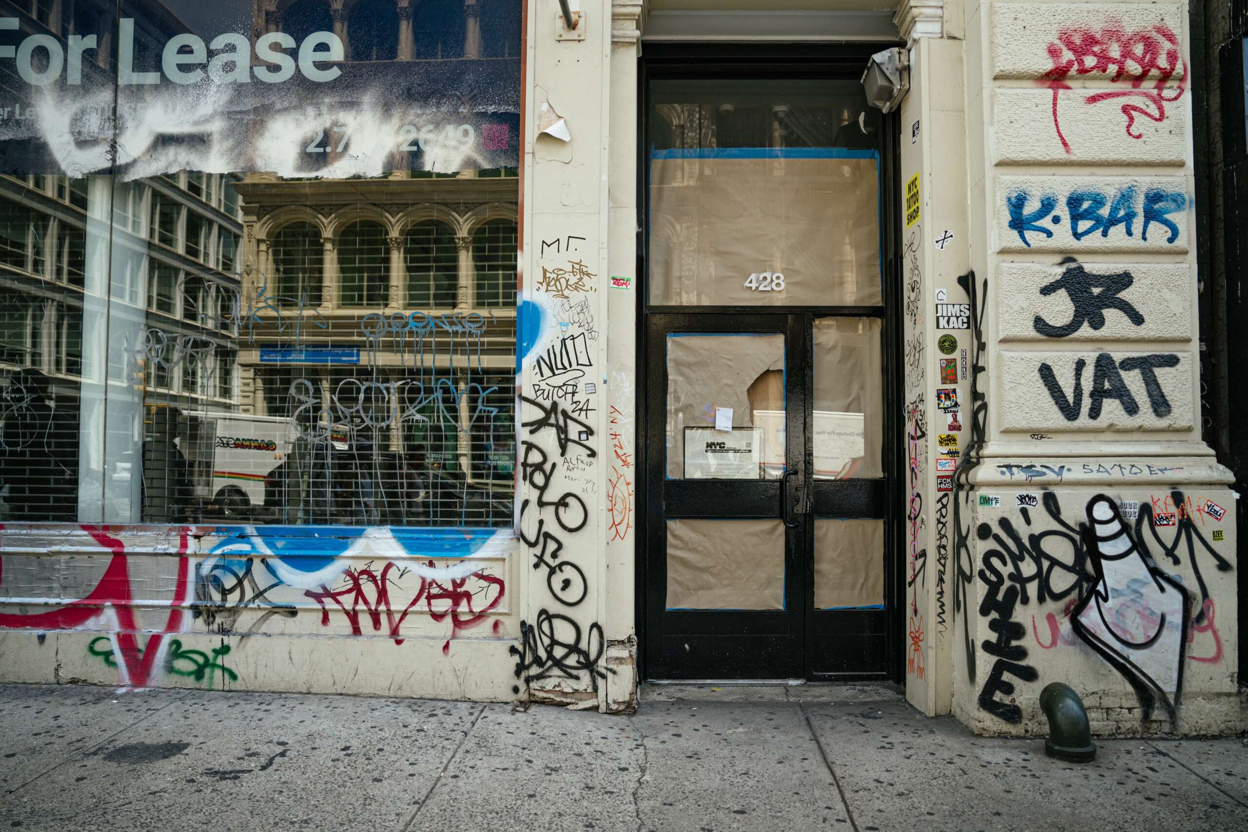 vacant storefront