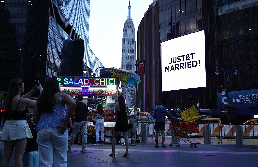 MSG after Taylor and Travis' wedding