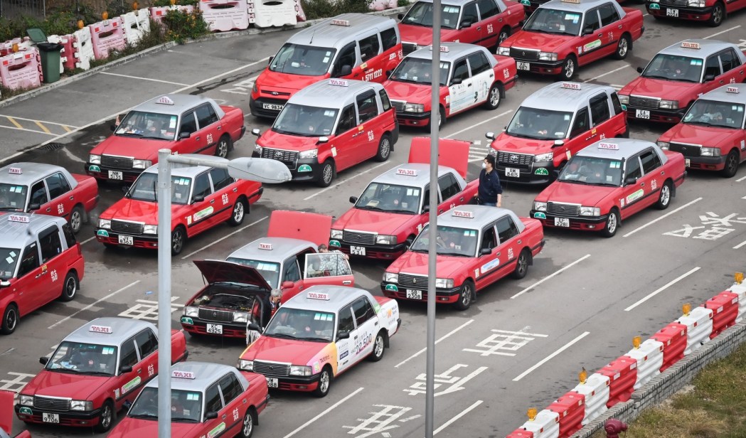 Taxis in Hong Kong. File photo: GovHK.
