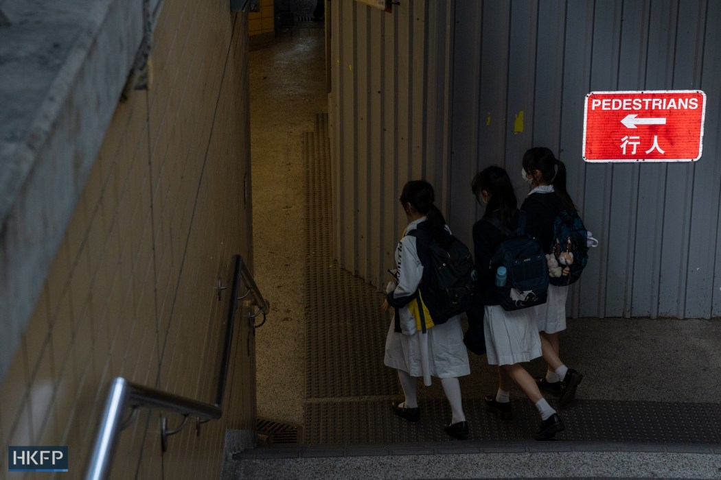 Students in Hong Kong. File photo: Kyle Lam/HKFP.