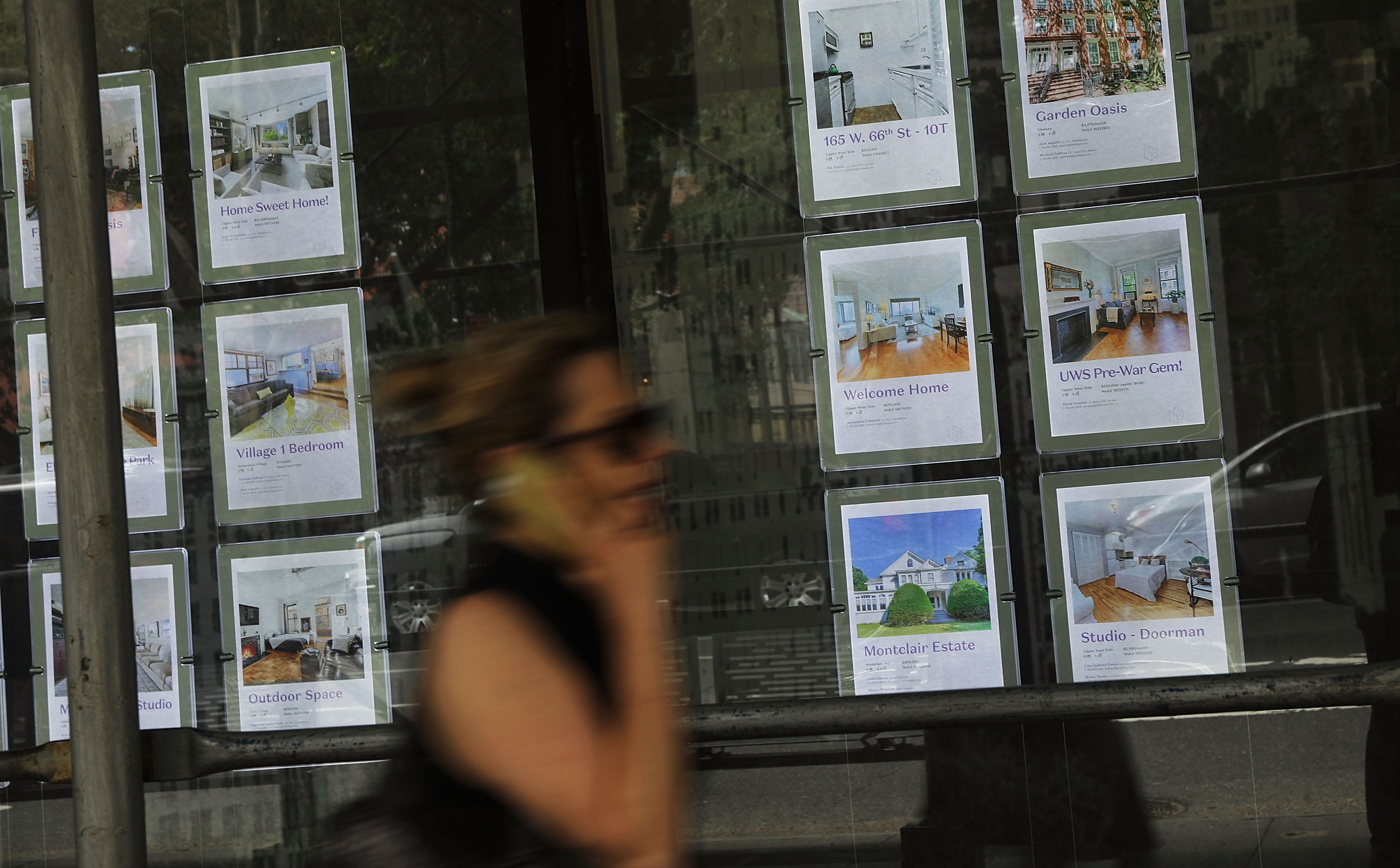 Estate agent window