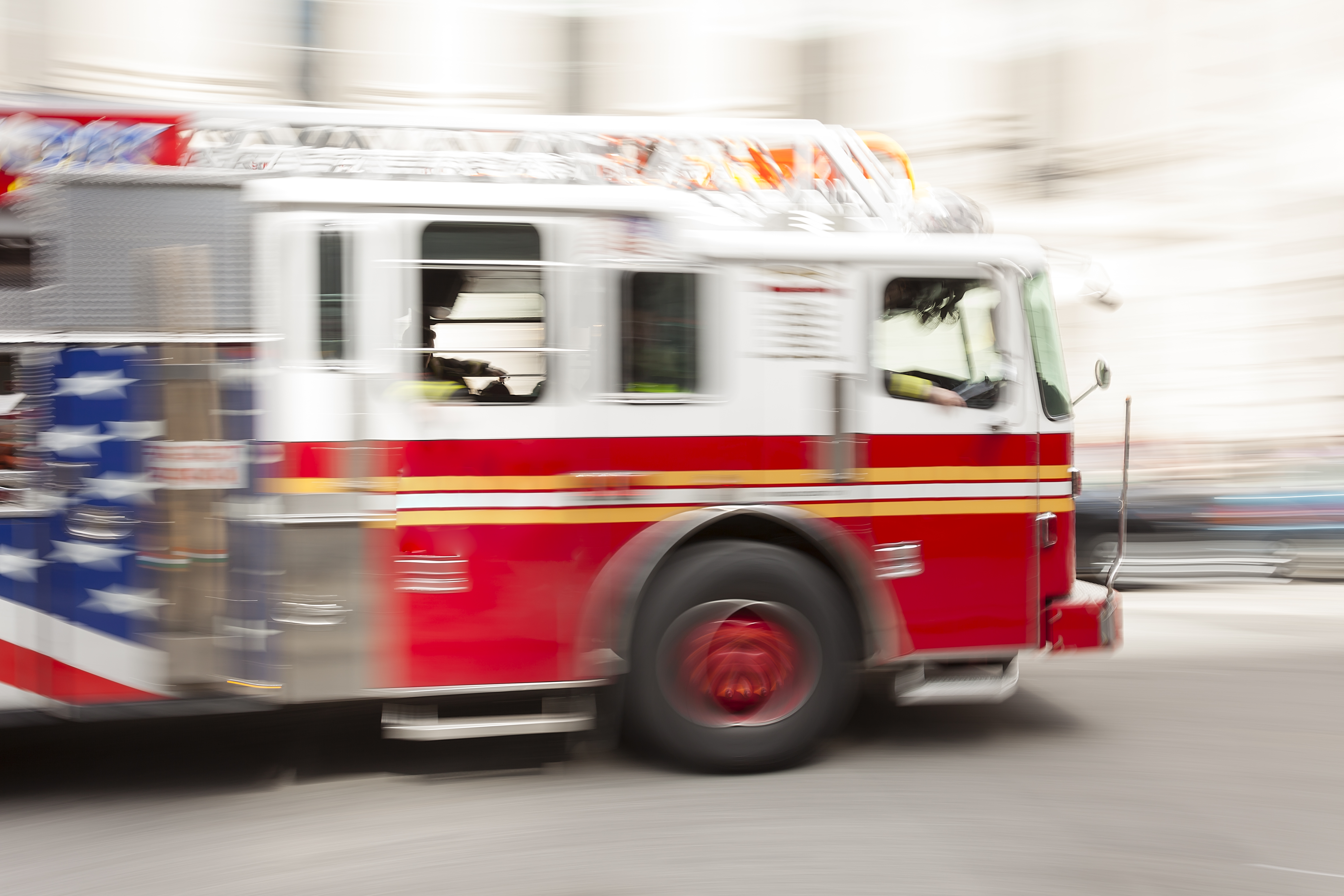 An FDNY firetruck in New York City