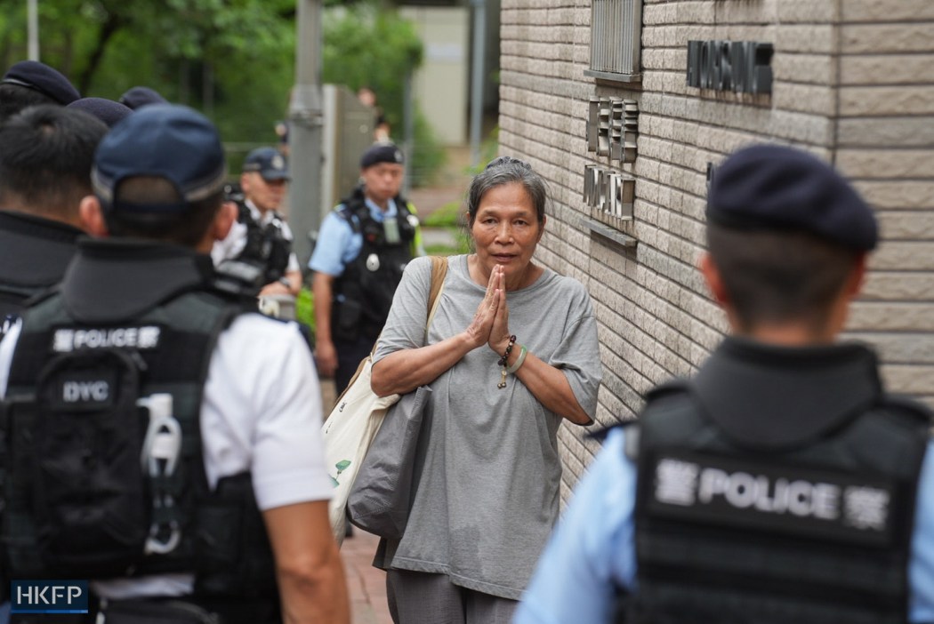 Activist Lui Yuk-lin.