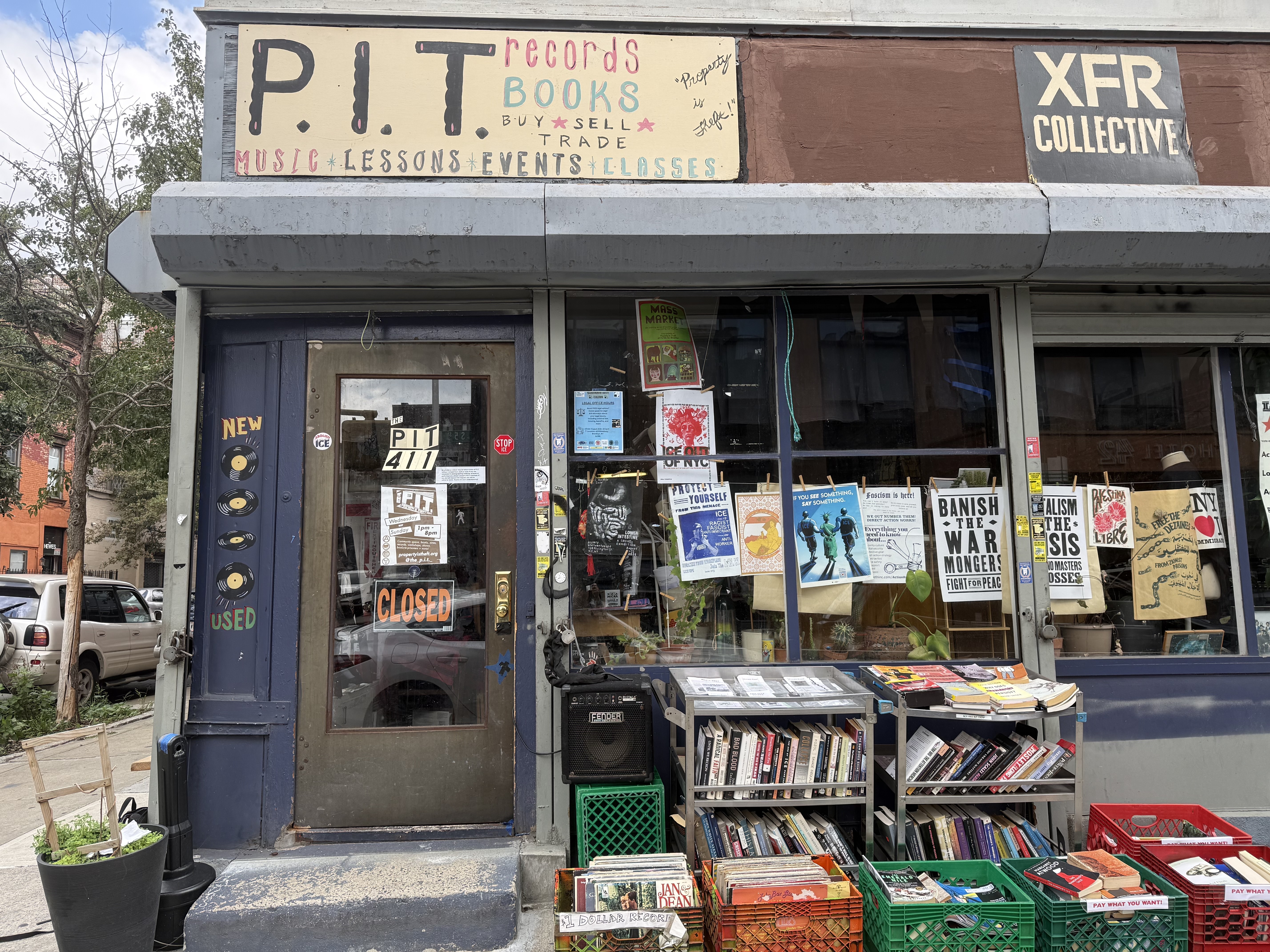 A bookstore.